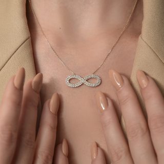 שרשרת אינפיניטי - זהב צהוב